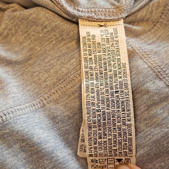 Forever 21 workout leggings atletic light blue mesh panel boho gym essentials - Picture 12 of 16